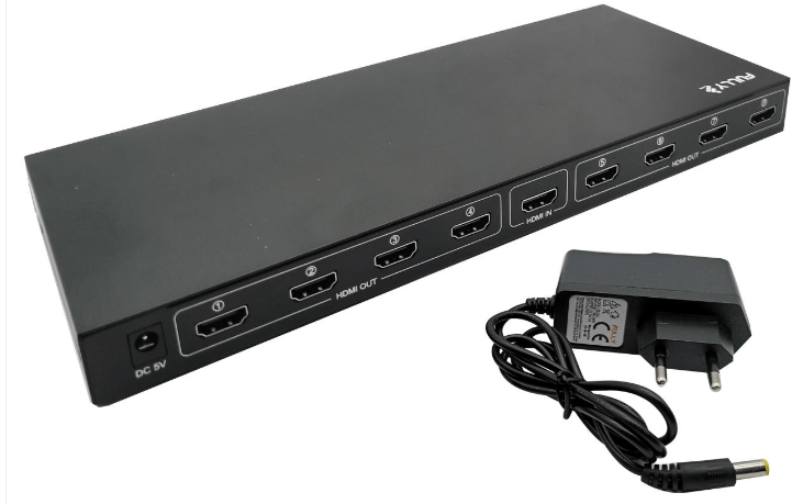 Fully G-538J 8 Port Full HD 1080P HDMI Dağıtıcı Splitter