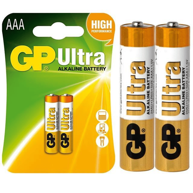 GP 24AU-2U2 Alkalin İnce AAA Kalem Pil 2li