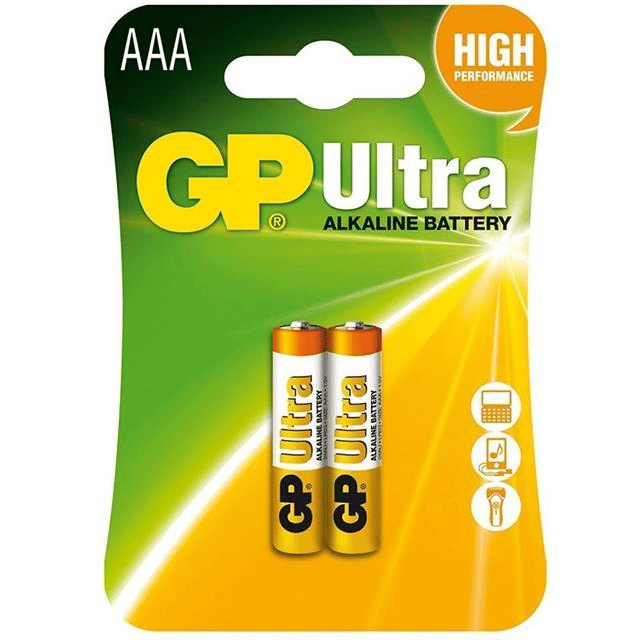 GP 24AU-2U2 Alkalin İnce AAA Kalem Pil 2li