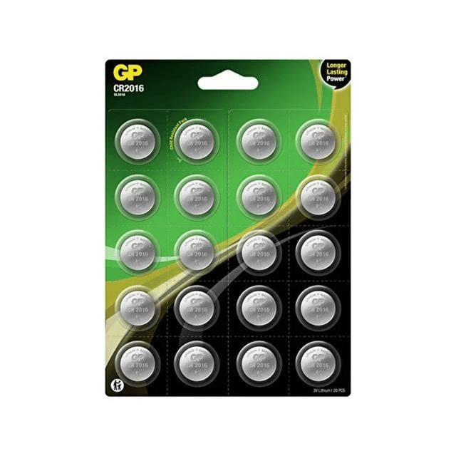 GP CR2016 DL2016 Lityum 20'li Para Pil (GPCR2016-2CAI20)