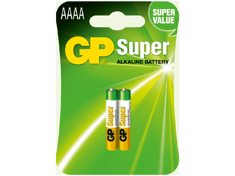 GP GP25A-2MTP2 AAAA 25A Alkalin İnce Pil 2 Li Paket