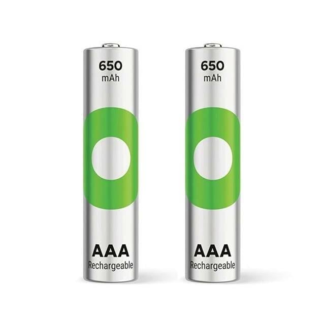 GP Recyko 650 Mah R03 AAA Şarjlı 2li İnce Kalem Pil