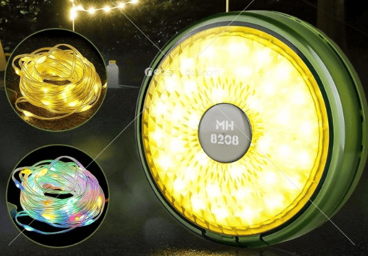 Gold Orion OR-8208 10 Mt Şerit Led Çok Fonksiyonlu Şarjlı Kamp Lambası