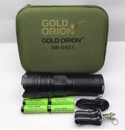 Gold Orion Or-G501 200W Zoomlu 6000 Lümen Şarjlı El Feneri