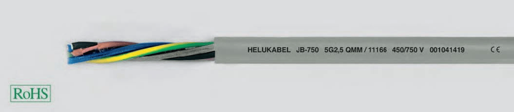 HELUKABEL 11161 JB-750 grey 2 x 2,5 mm²