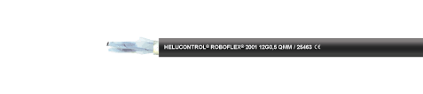 HELUKABEL 25493  ROBOFLEX® 2001 25 X 0,25 mm² black