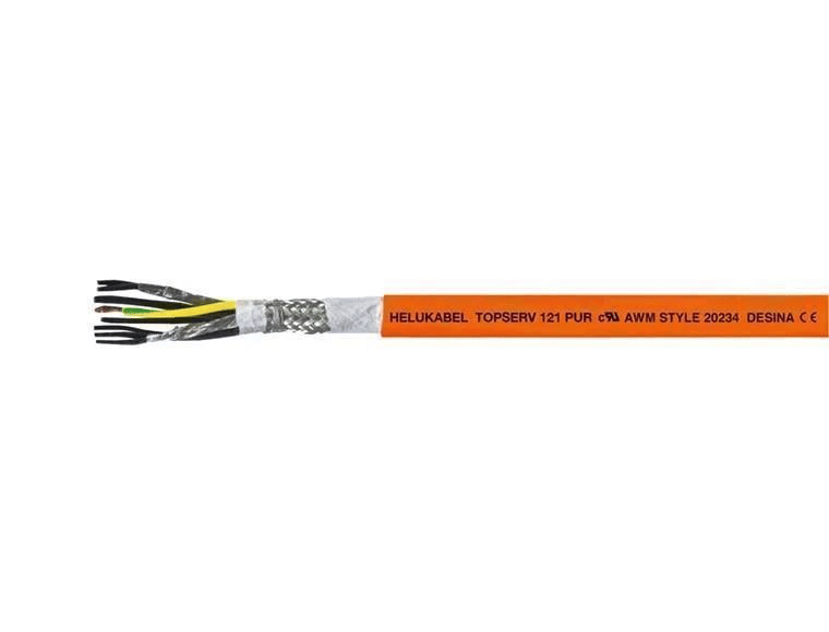 HELUKABEL 700562 TOPSERV® 121 PUR – 4G4 + (2x1) + (2x1,5) mm² (Bosch Rexroth Turuncu)