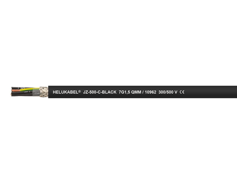 HELUKABEL10942  JOZ-500-C-BLACK 2 x 0,75 mm²