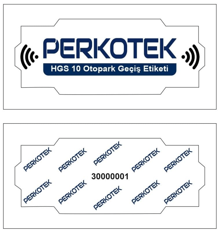 HGS Etiketi 250 Adet