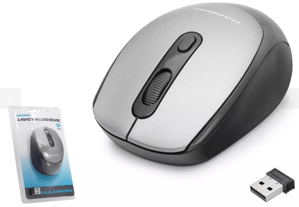 Hadron HDX3406G 800/1600 Dpi Wireless Kablosuz Mouse Gri