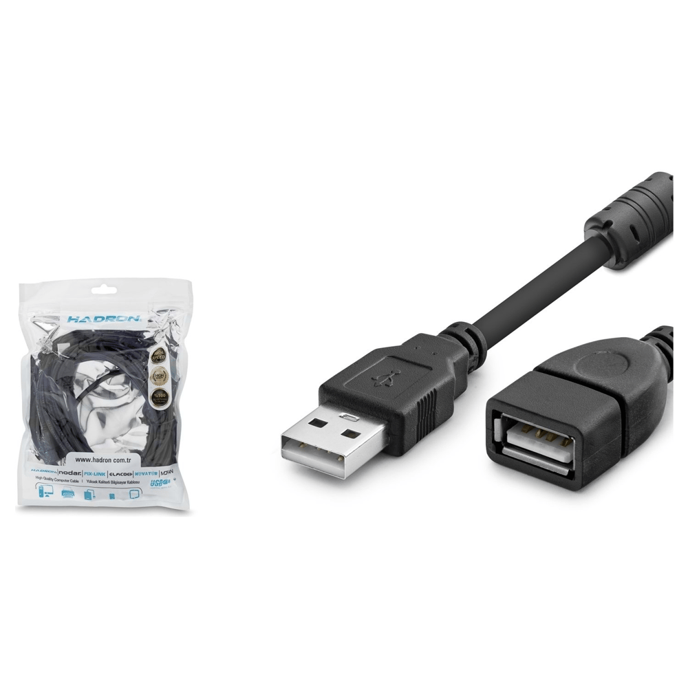 Hadron HDX7542 3 Metre Usb M/F Uzatma Kablosu