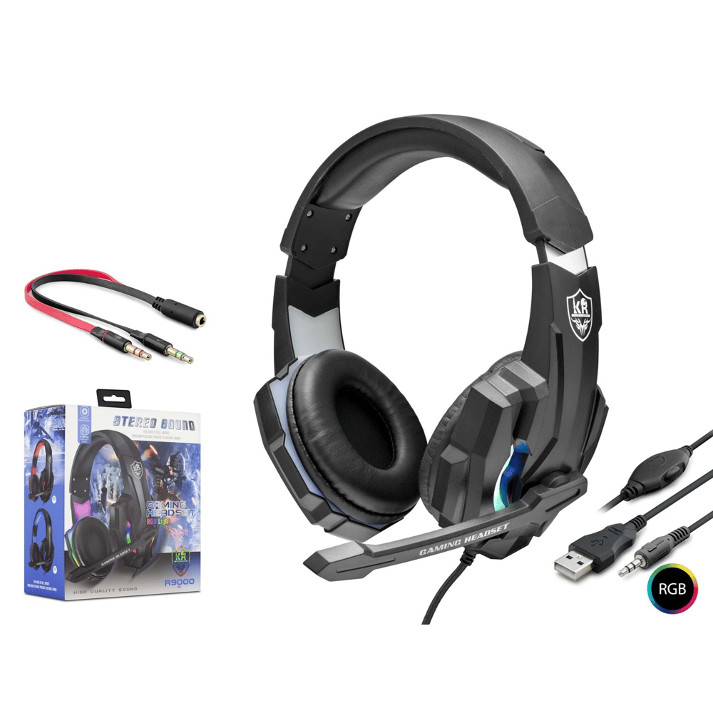 Hadron R9000 Mikrofonlu Rgb Işıklı Oyuncu Kulaklığı