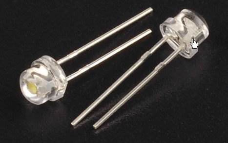 Halmet 7224 4.8mm Beyaz Mantar Led 2 Li Paket Halinde