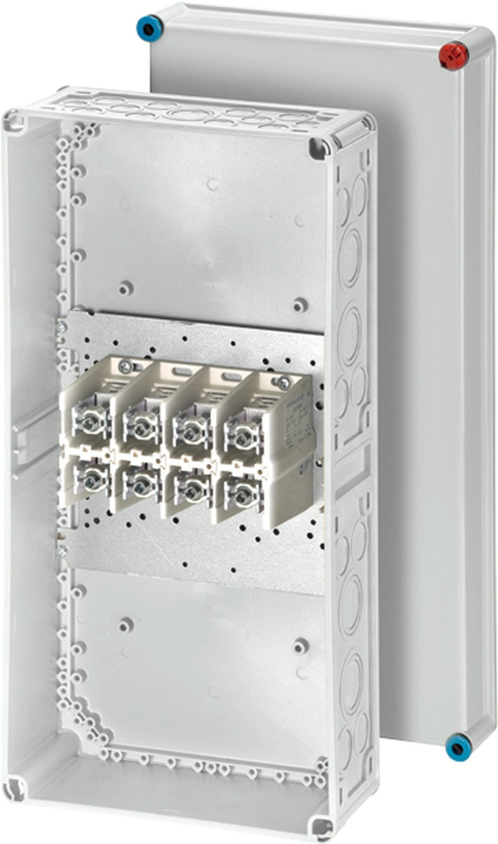 Hensel K 2404 Klemensli Kablo Bağlantı Buatı 600x300x170 mm IP65 400 A