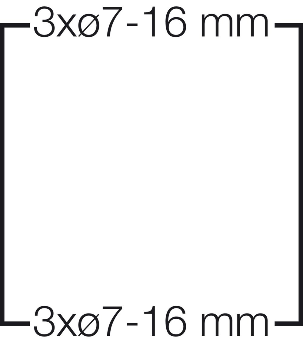 Hensel KV 9103 Klemensli Küçük Tip Dağıtım Panosu 197x102x92 mm IP65 3 Modül