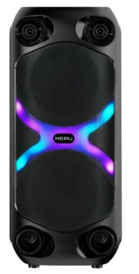 Hepu HP-960 Taşınabilir Şarjlı Rgb Led Bluetooth Hoparlör