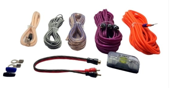 Herz HR-01 1500W 8GA Oto Anfi Kablo Seti