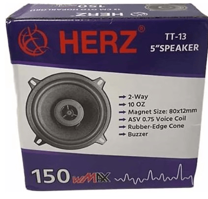 Herz TT13 120W 13 Cm Twitterlı Oto Hoparlör - Adet