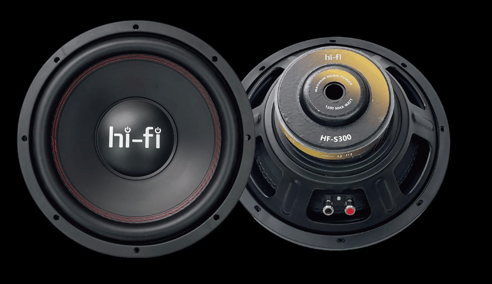 Hi-Fi HF-S300 1500 Watt 300 Watt RMS 30cm Woofer