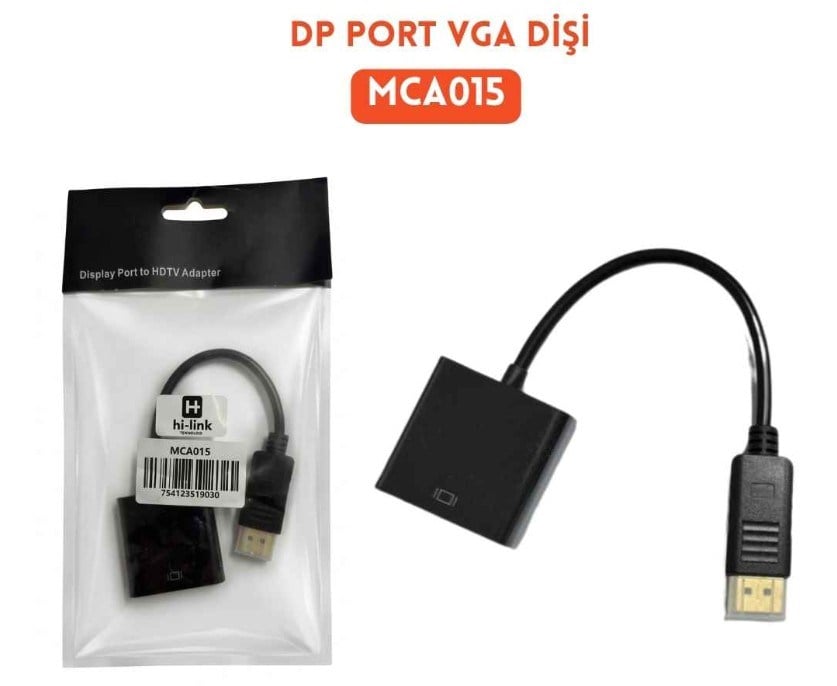 Hi-Link MCA015 Display Port to HDMI Kablo