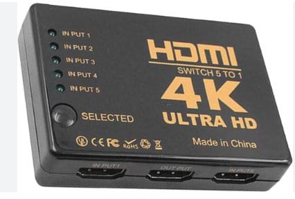 Hi-Link MGL128 4K Hdmı 5 To 1 Switch
