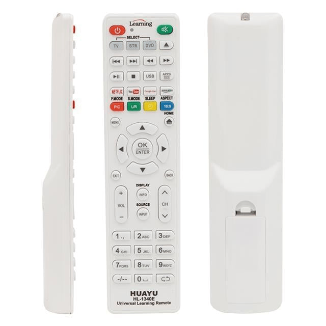 Huayu HL-1340E TV-LCD-Uydu-DVD Öğrenebilen Netflix-Youtube-Amazon Tuşlu Akıllı Kumanda
