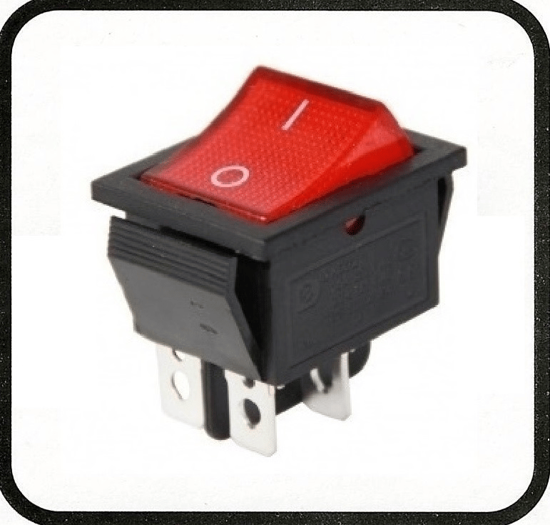 IC-104 Geniş Işıklı Anahtar ON-OFF KCD2-201N