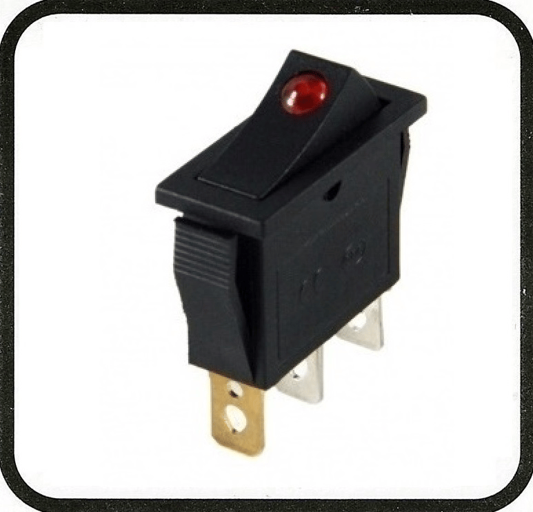 IC-113A Dar Nokta Işıklı Anahtar ON-OFF KCD3-101EN