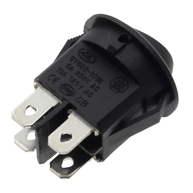 IC-131-4 Yuvarlak Işıklı On-Off Anahtar 4P