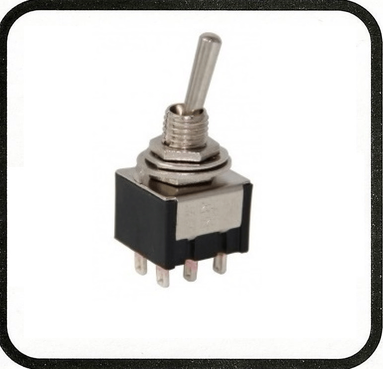 IC-147 Toogle On-Off-On Yaylı 6P Switch