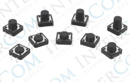 IC-202 Kare Buton Büyük Tac Switch 12x12x7mm 2 Li Paket Halinde
