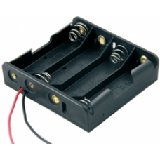 IC-234A 4 Lü Pil Yuvası Yan Yana