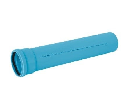 Kalde MUTE-3K 50x2000 Mavi Muflu Atık Su Borusu