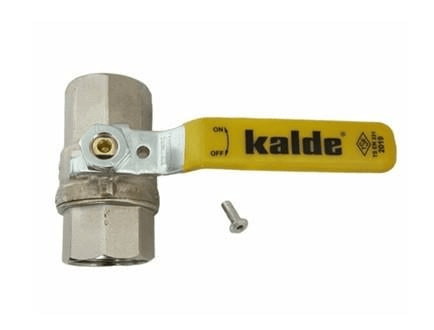 Kalde Mop 0,5 Küresel Gaz Vanası Kilitli 1'' - Karma .