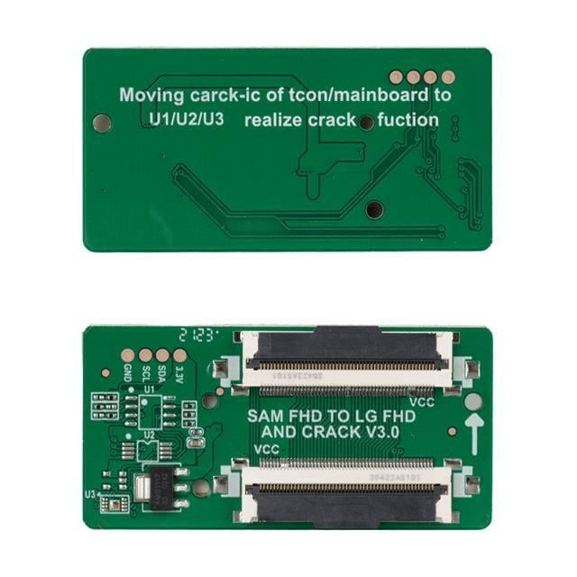 Lcd Panel Flexi Repair Kart Hd Fpc To Lvds Sam Fhd İn To Lg Fhd Out QK0812B