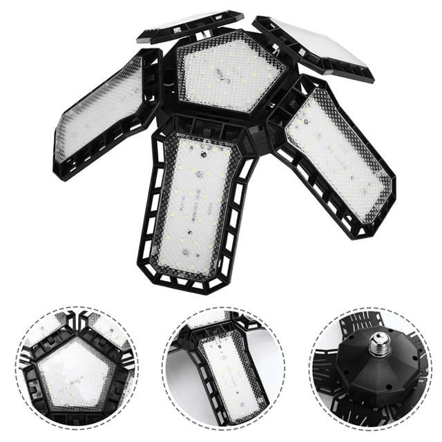 Ledx Ayarlanabilir Açılı 5 Kanatlı 148 Smd Ledli Galaxy Projektör Işığı 60W 6600 Lumen E27 32cm Çap
