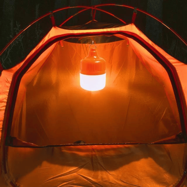Ledx LN-OR100G 100 Watt TYPE-C Şarjlı Taşınabilir Asma Kancalı Kamp Çadır Lambası 6500K 1200mAh 3 Modlu ABS Malzeme