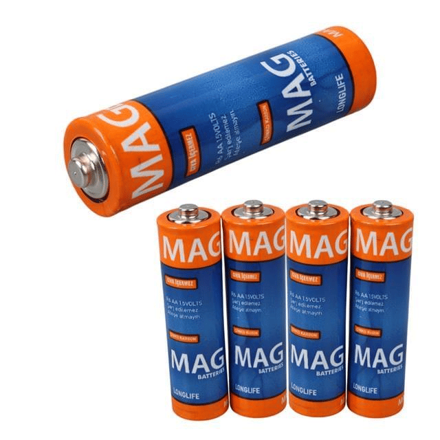 Mag Batteries MG-26171 Karbon Çinko AA 60lı Paket Kalem Pil (AA,R6 UM-3)
