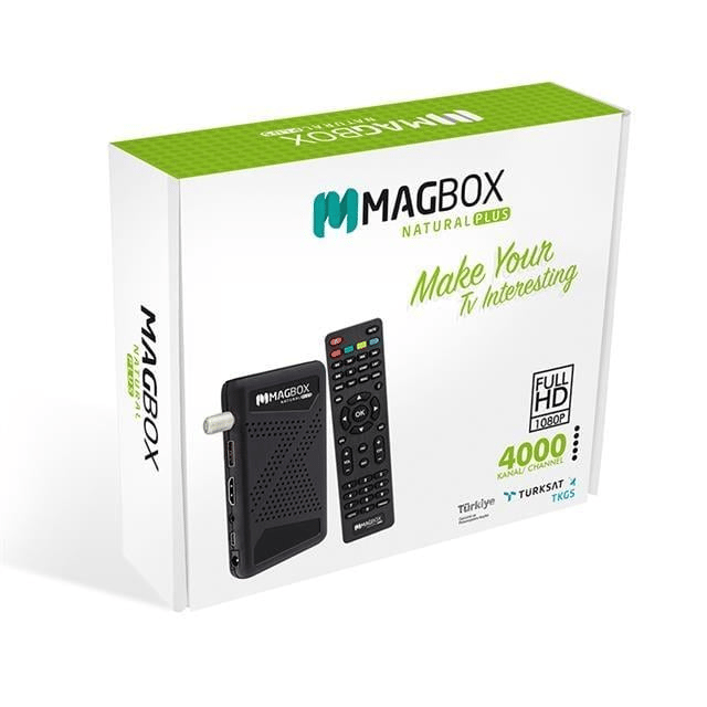 Magbox Natural Plus TKGSli Youtube - USB Mini Full HD Uydu Alıcısı