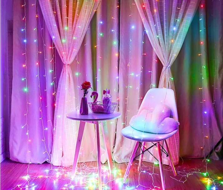 Magicline SNC-717 Animasyonlu Rgb 2x2 Metre 156 Ledli Perde Yılbaşı Süsü