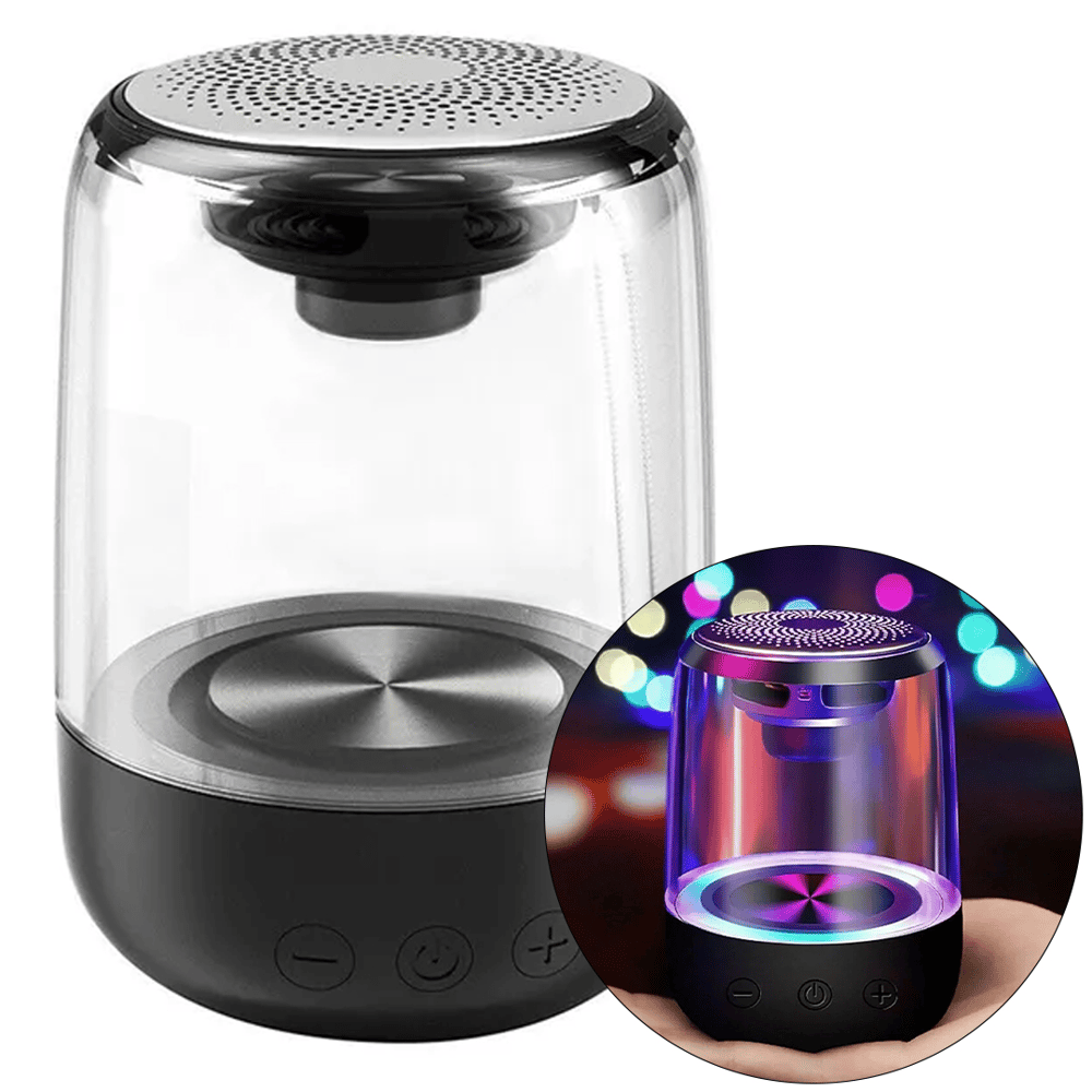 Magicvoice MV-24695 600 Mah Taşınabilir RGB Mikrofonlu AUX/TF/Bluetooth 3 Watt Hoparlör