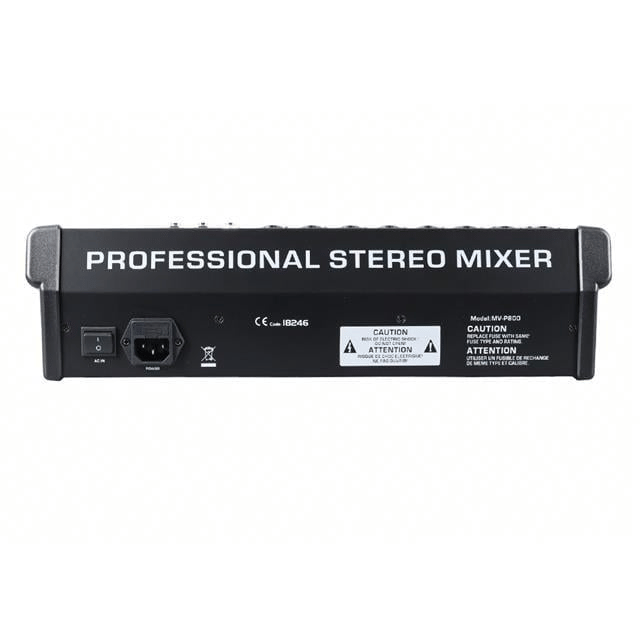 Magicvoice MV-P800 8 Kanal USB-Bluetooth Destekli Deck Mixer