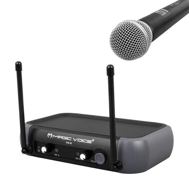 Magicvoice PG-42X Vhf 2 El Kablosuz Volüm Kont Telsiz Mikrofon