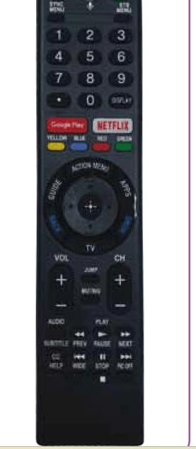 Maza-Mapp 1222A Ses Komutsuz Özellikli Lcd/Led Tv Kumandası
