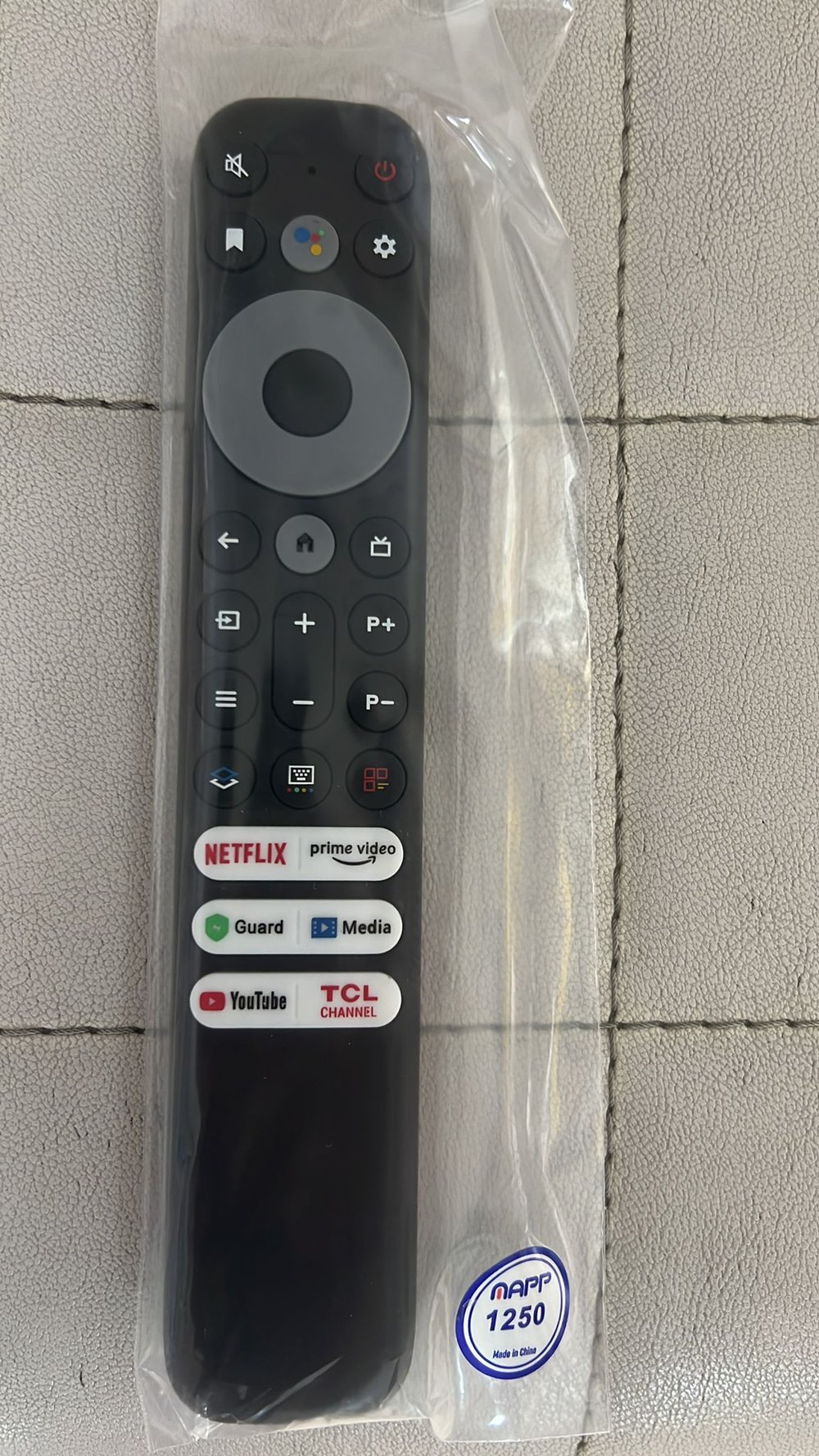 Maza-Mapp 1250A TCL Android Ses Komutsuz Lcd/Led Tv Kumandası
