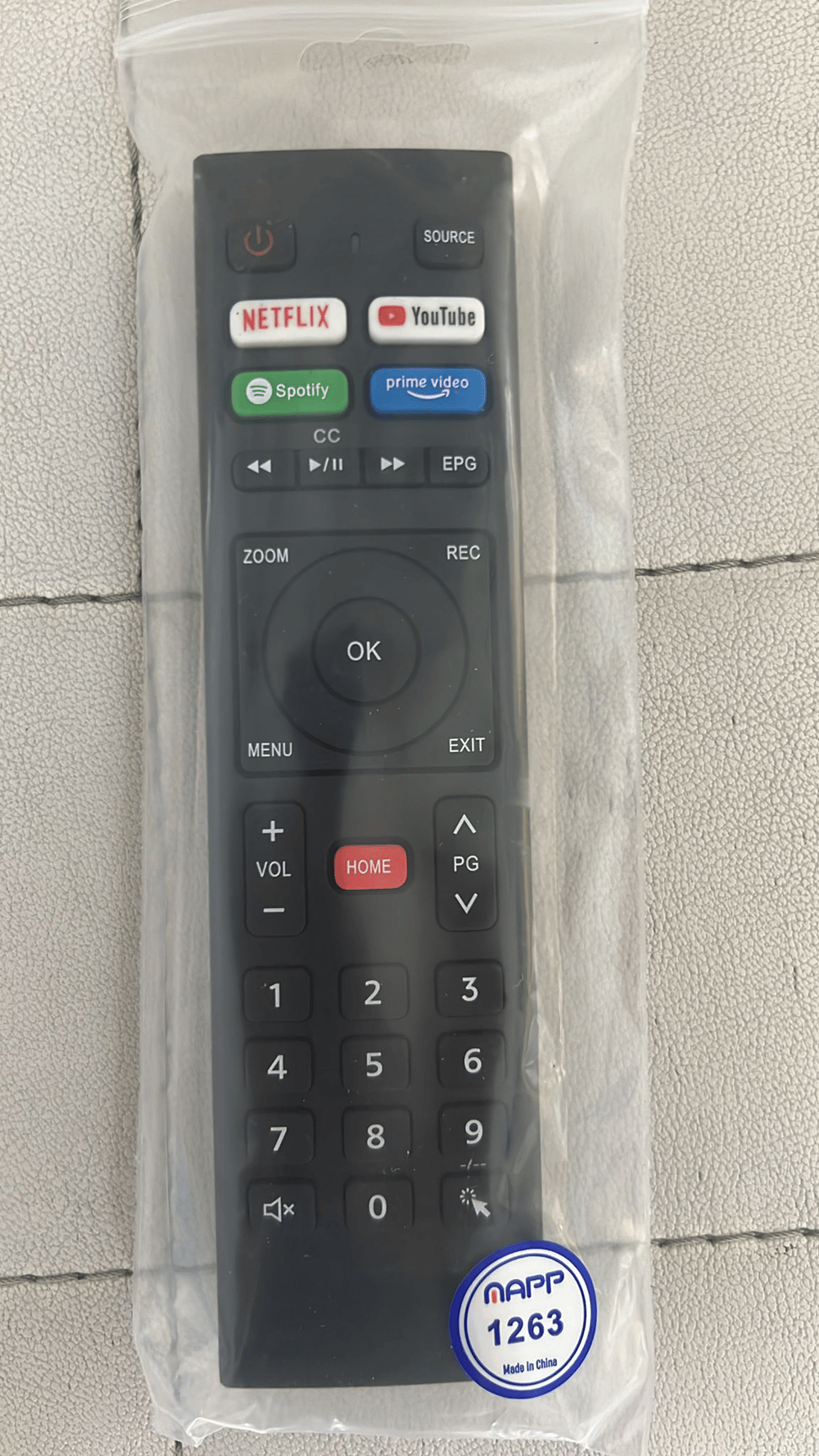 Maza-Mapp 1263 Telenova Netflix Tuşlu Lcd/Led Tv Kumandası