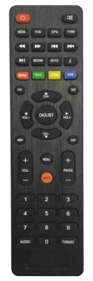Maza-Mapp 1719 Supermax Turuncu Ip Tv Uydu Kumandası