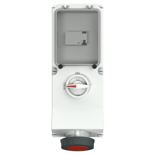 Mennekes 7251 Switchable IP67 Industrial Interlock 5P, Earthing Position 6h, 63A, 400 V