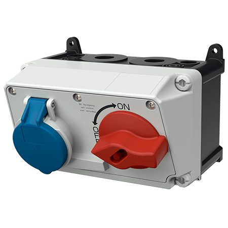 Mennekes 7603 Duvara Monte Priz DUO 16A 230V IP44