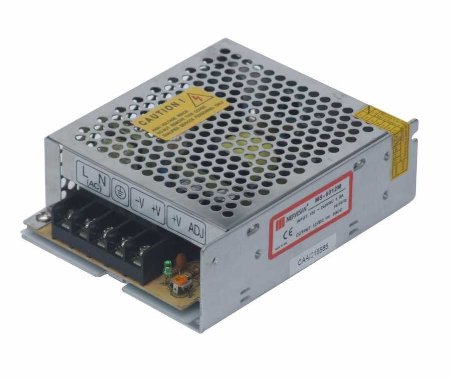 Mrw Power MRW-60-12 12 Volt 5 Amper Geniş Metal Kasa Adaptör